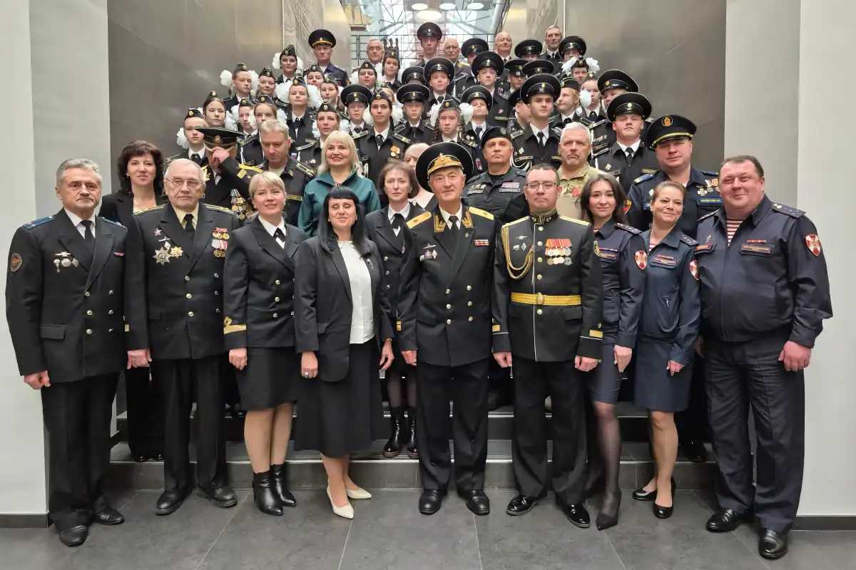 В Центральном военно-морском музее прошла церемония посвящения в кадеты